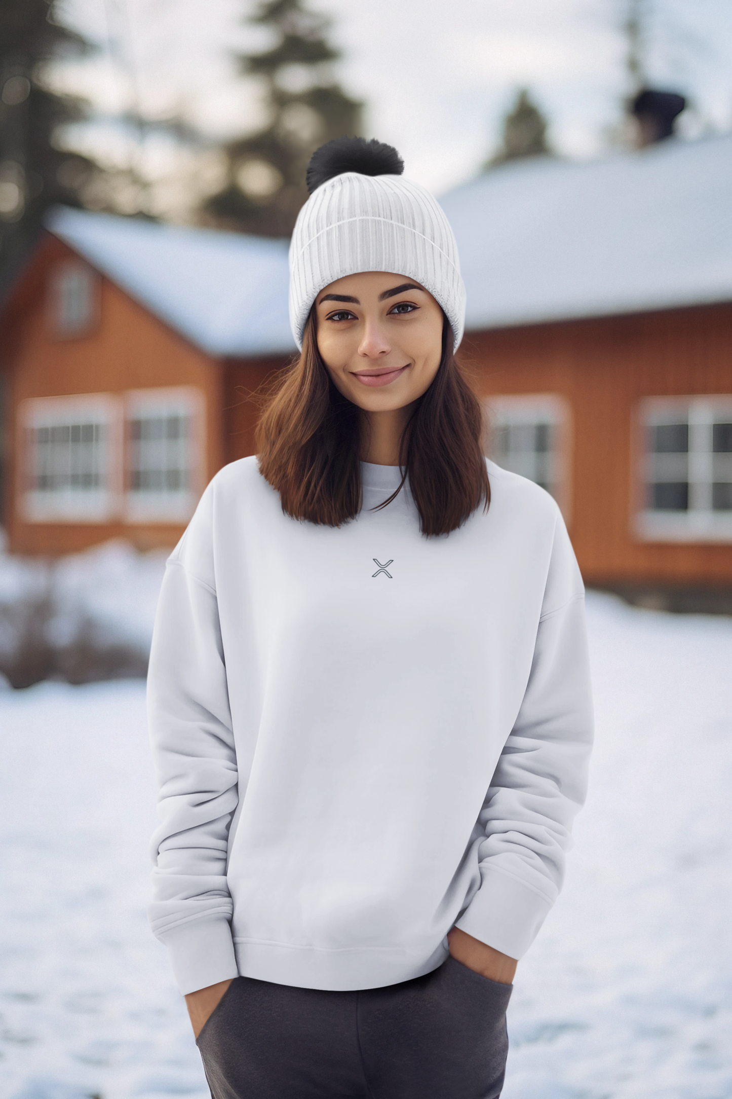 XRP Minimal Logo Unisex Crewneck