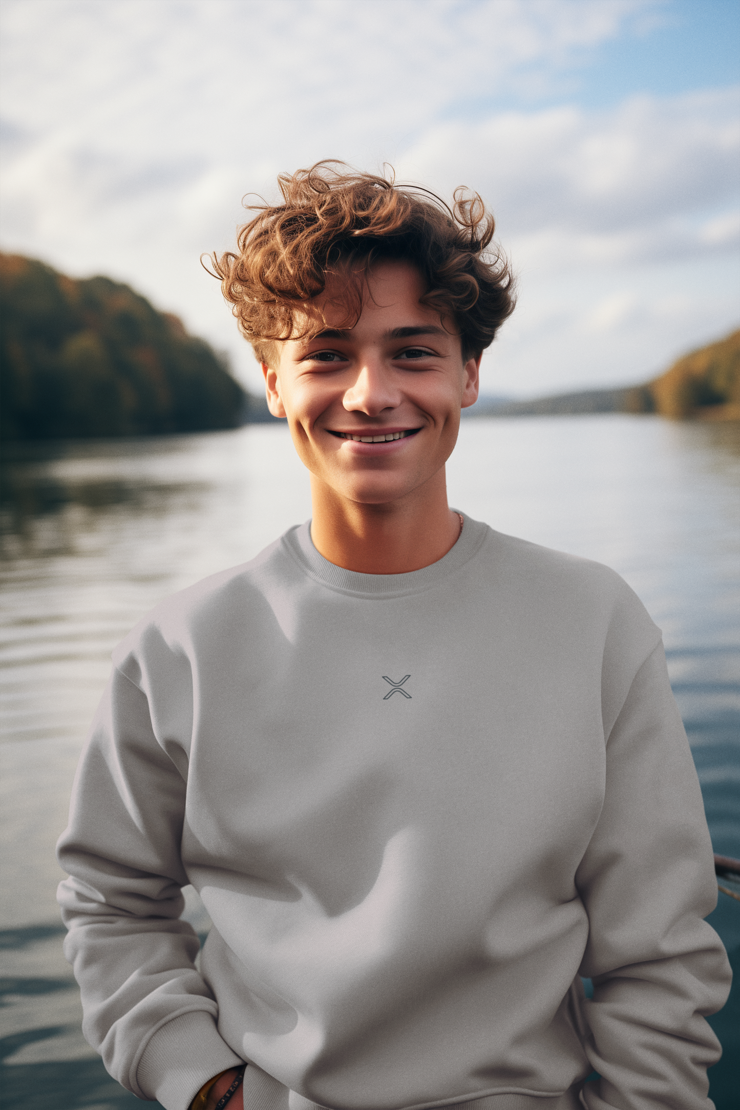 XRP Minimal Logo Unisex Crewneck