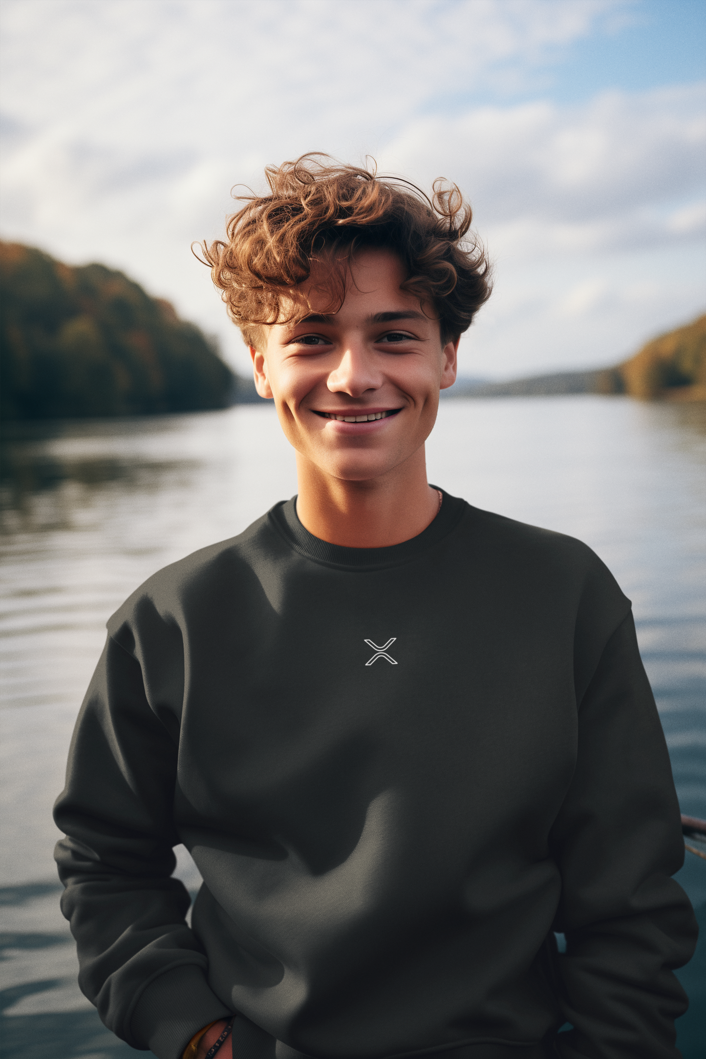 XRP Minimal Logo Unisex Crewneck