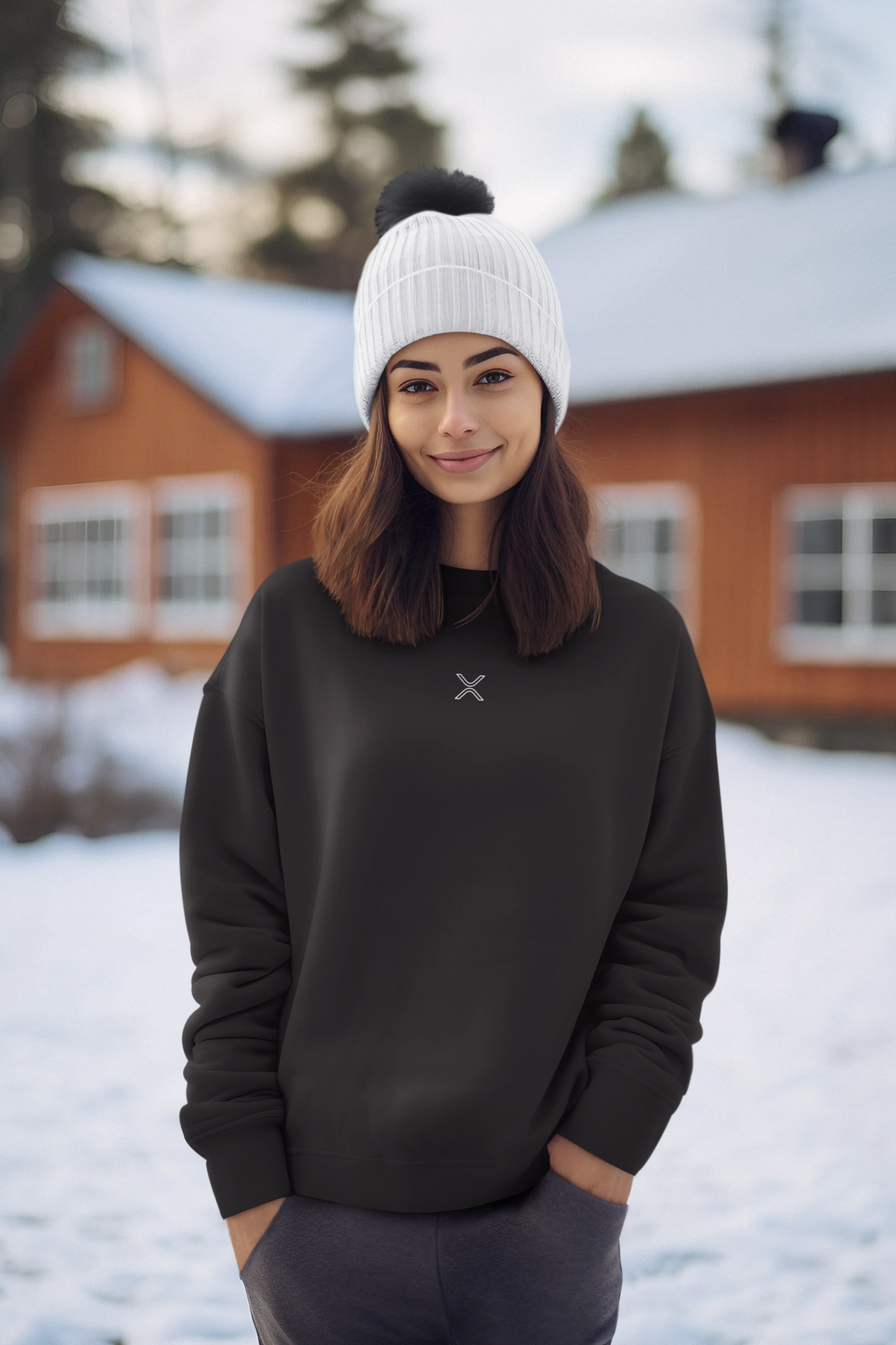 XRP Minimal Logo Unisex Crewneck
