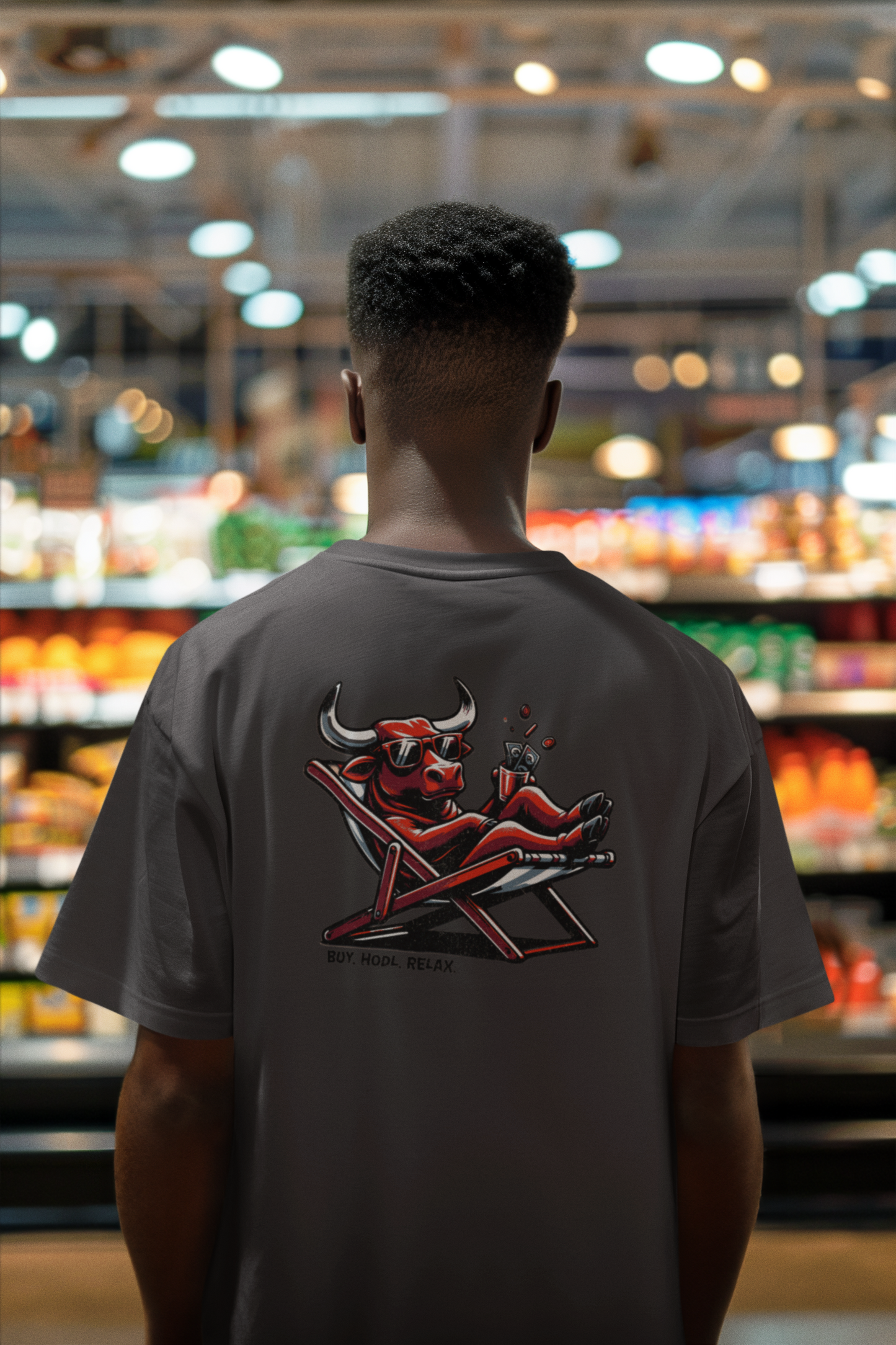 "BUY. HODL. RELAX." Crypto Unisex T-Shirt