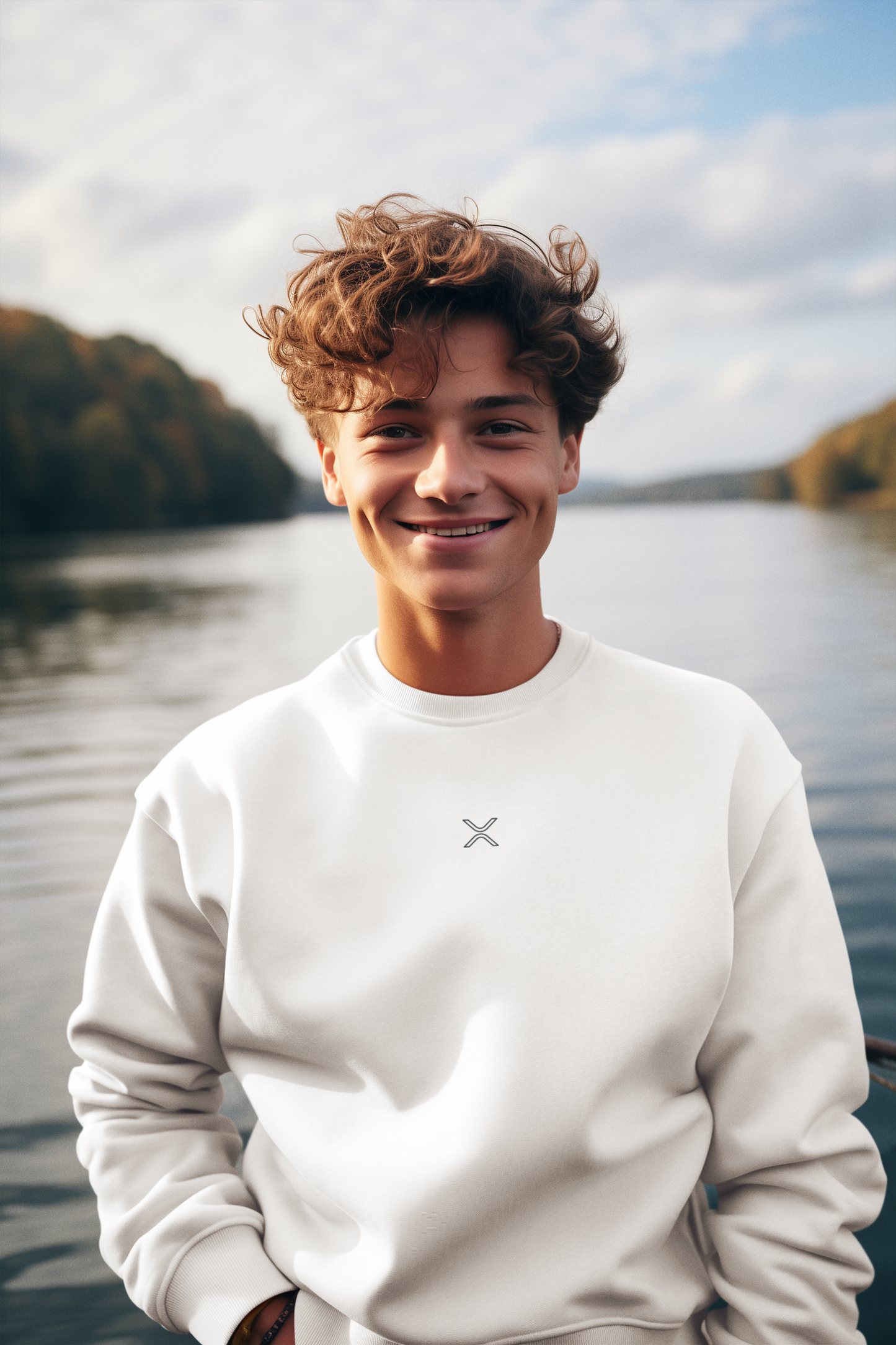 XRP Minimal Logo Unisex Crewneck