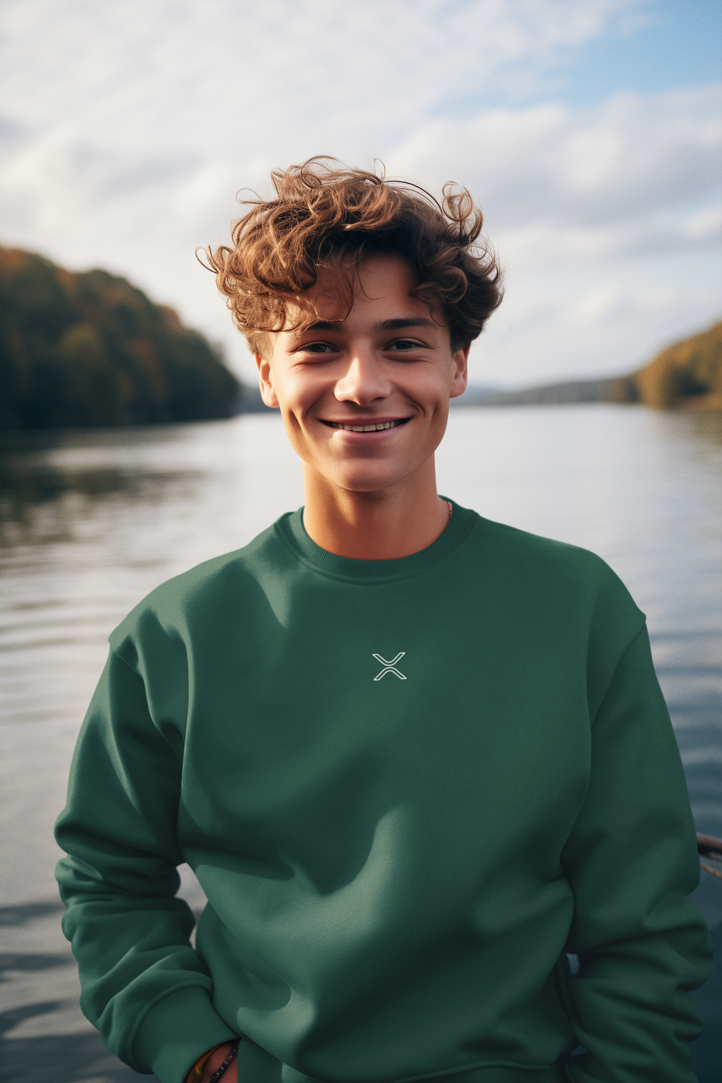 XRP Minimal Logo Unisex Crewneck