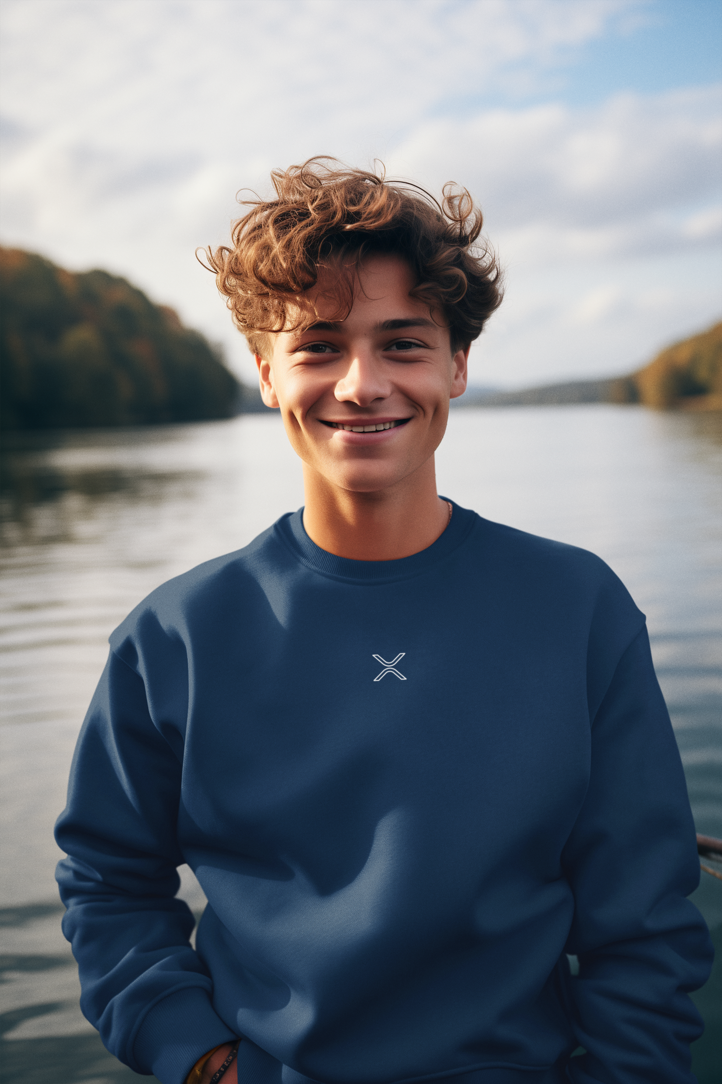 XRP Minimal Logo Unisex Crewneck