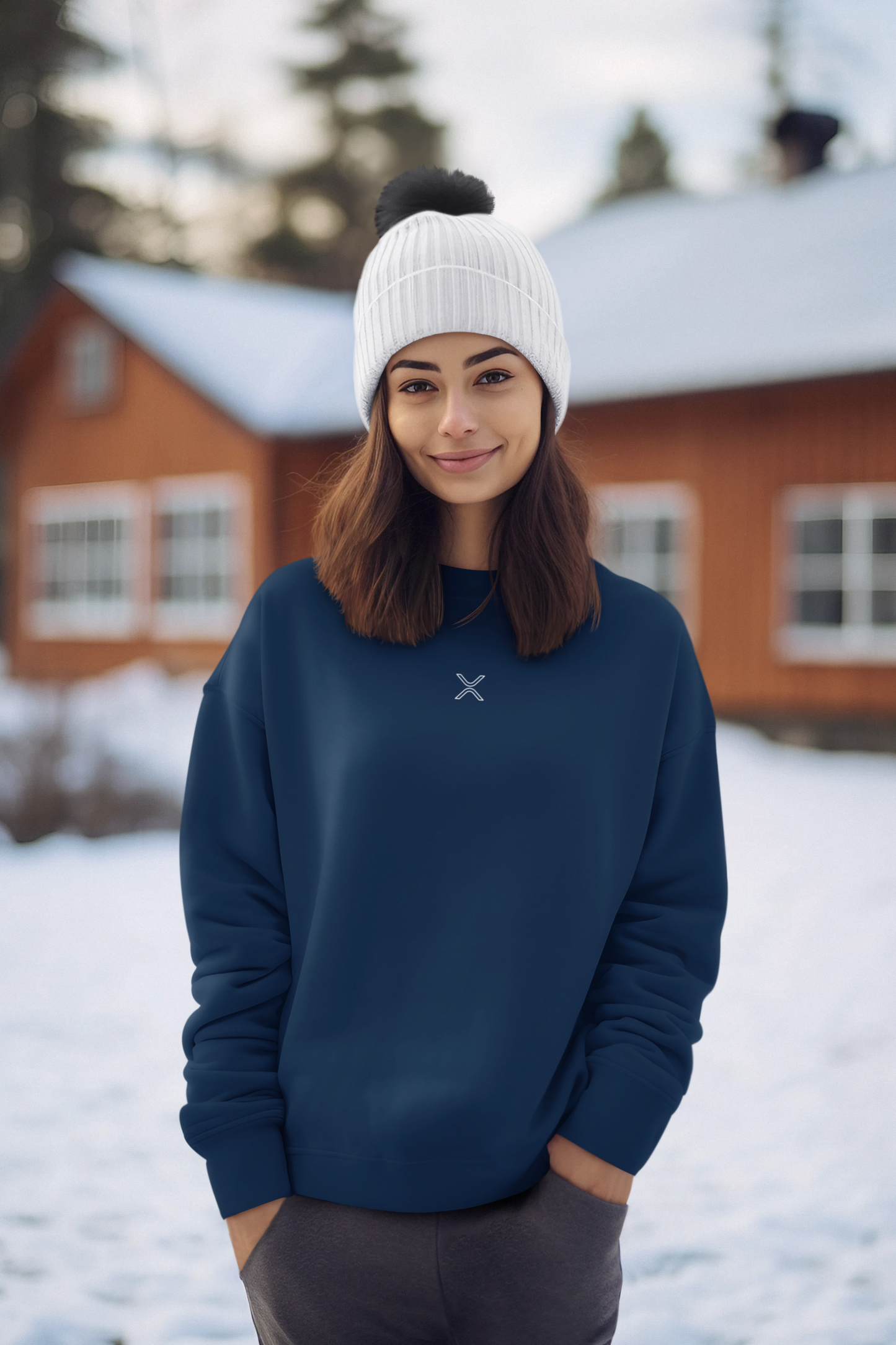 XRP Minimal Logo Unisex Crewneck