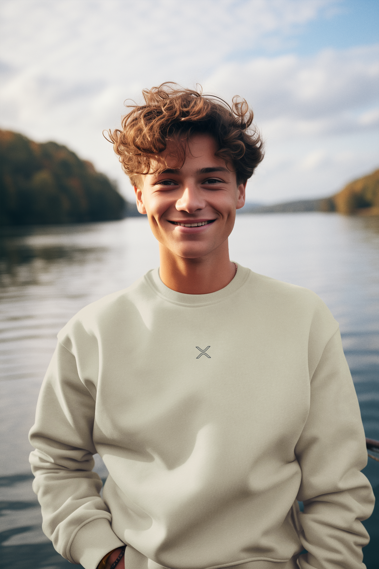 XRP Minimal Logo Unisex Crewneck