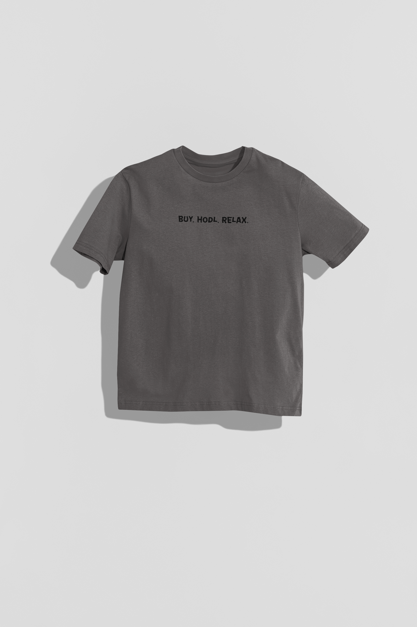"BUY. HODL. RELAX." Crypto Unisex T-Shirt